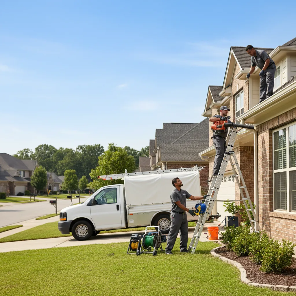 Home Gutter Service in Inez, TX near me